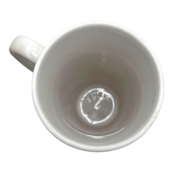 Set of 2 Harvest Trees & Red Cars Decorated Mug SCM Home Stoneware Tall 16oz EUC - Picture 5 of 7